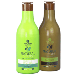 kit home care biotina 500ml (shampoo + acondicionador) – natureza cosméticos