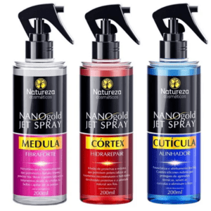 spray nanotecnología 200ml – medula / cortex / cutícula – natureza cosméticos