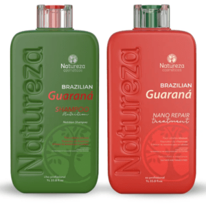 kit nano repair guaraná (1l + shampoo 1l) – natureza cosméticos
