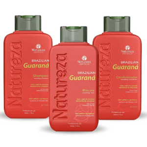 home care brazilian guaraná 500ml (shampoo + máscara + acondicionador) – natureza cosméticos
